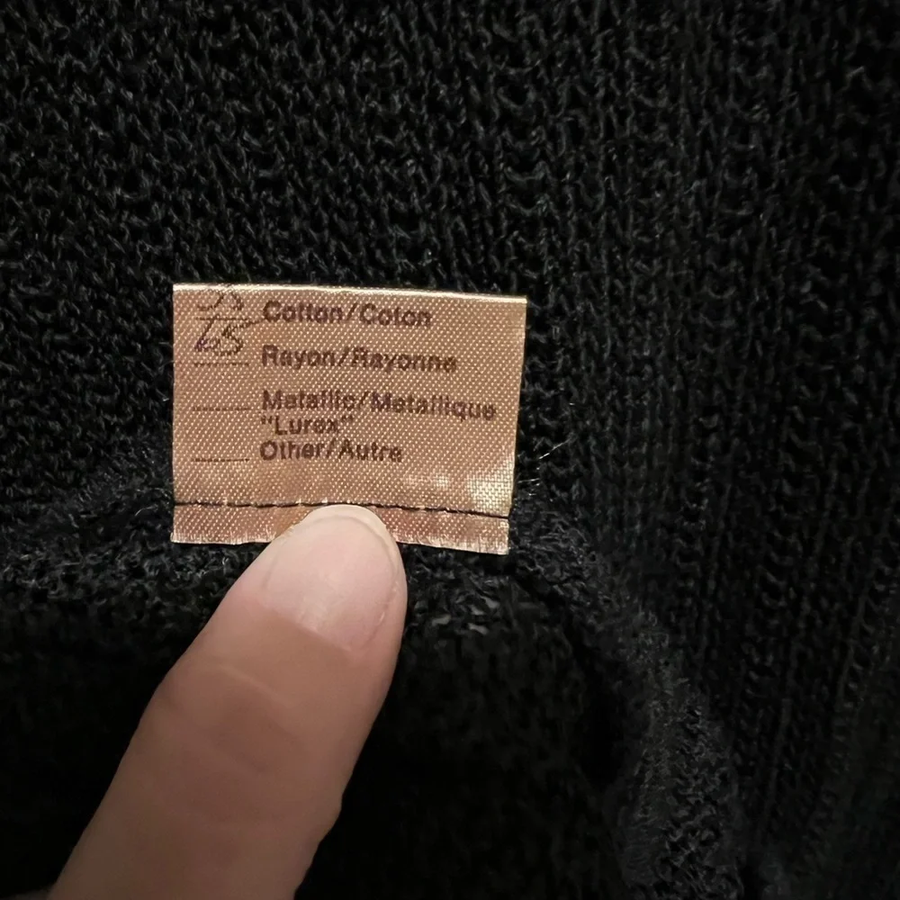 ZONDA Nellis Onyx black knit sweater - Picture 6 of 10